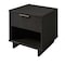 Manhattan Comfort Granville Dark Grey 1-Drawer Nightstand, 2PK 2-NS-5005 - alternate 8